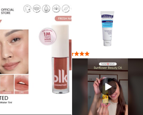 My favorite beauty recs cover photo collage