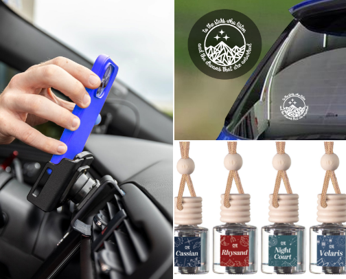 On the Go: Car Must-Haves cover photo collage