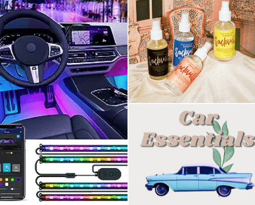 Car Essentials cover photo collage