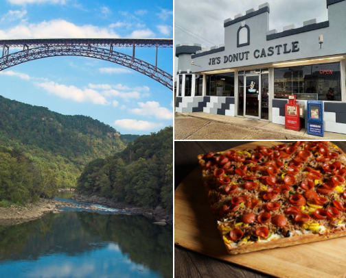 West Virgina places to visit! cover photo collage