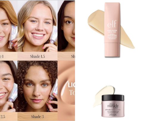 Beauty & Skincare cover photo collage