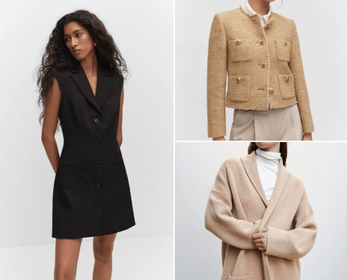 Women clothes cover photo collage