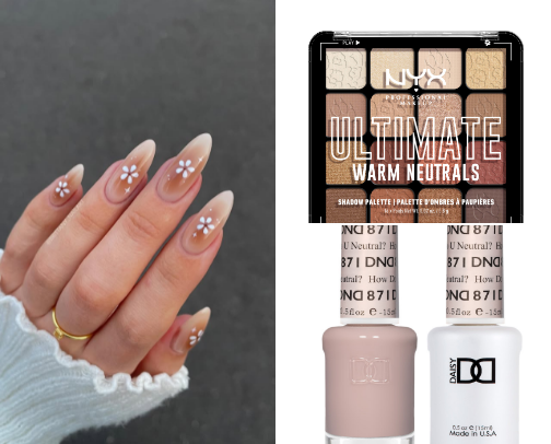 🐻🌸 autumn aura nails cover photo collage
