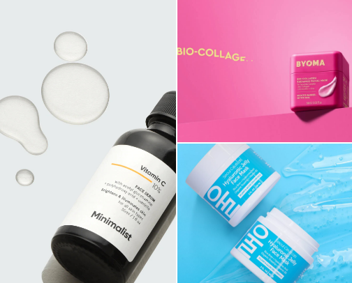 My Favorite Skincare Products cover photo collage
