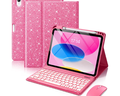 Pink IPad accessories 💗🎀 cover photo collage