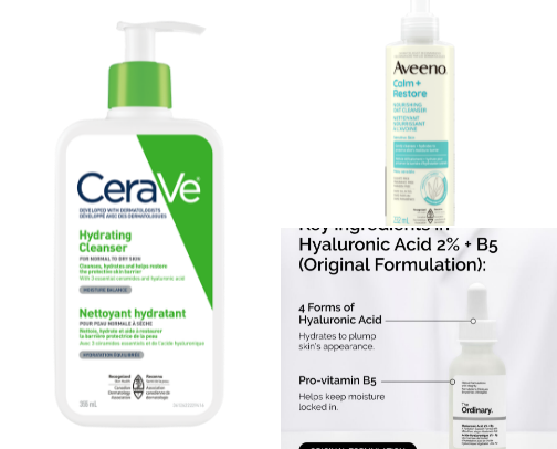 My Morning Skincare Essentials for Radiant Skin in My 40s cover photo collage