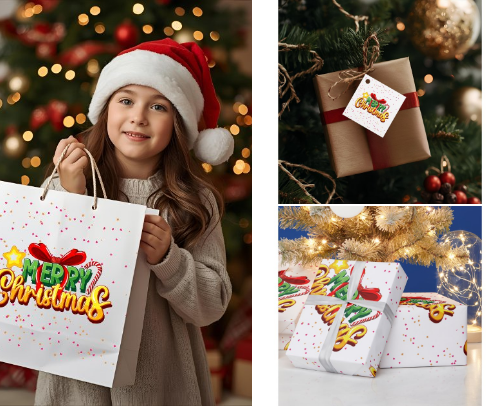 “Merry Christmas – White Edition” cover photo collage