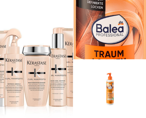 curl products👩‍🦱 cover photo collage