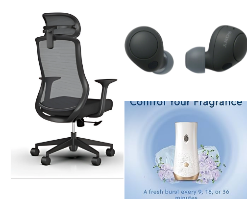 Cozy & Productive WFH Essentials for a Better Work-Life Balance cover photo collage