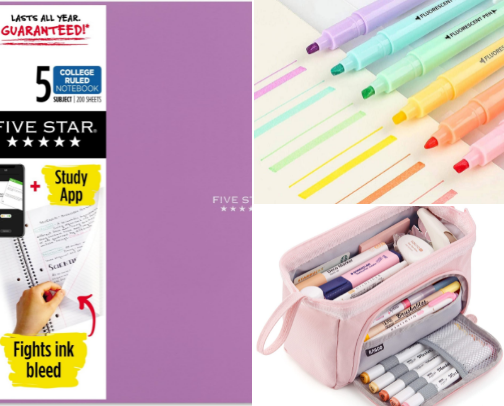 School ESSENTIALS for kids or parents buying things for their kids📚🎓 cover photo collage