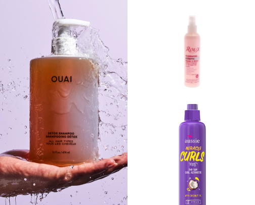🎀hair products for thick, wavy hair & an oily scalp🎀 cover photo collage