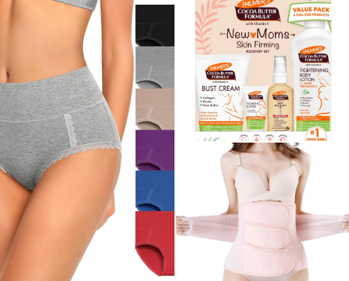 Postpartum Must-Haves (Recovery, Comfort & Feeling Like Yourself Again) cover photo collage