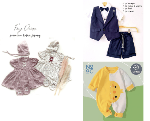 ❤️Baju Bayi Lucu❤️ cover photo collage