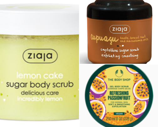 Body Scrub & Glow cover photo collage