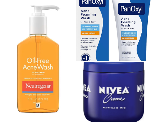 Skin care for dry skin cover photo collage