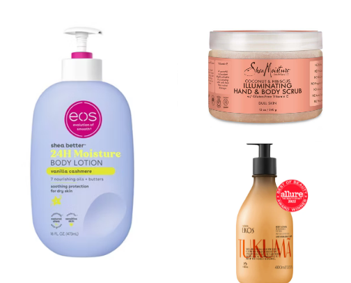 Favorite Body Skincare Products cover photo collage