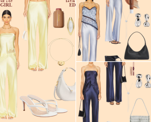 Trending Satin Pants – Most Wanted Styles Right Now cover photo collage