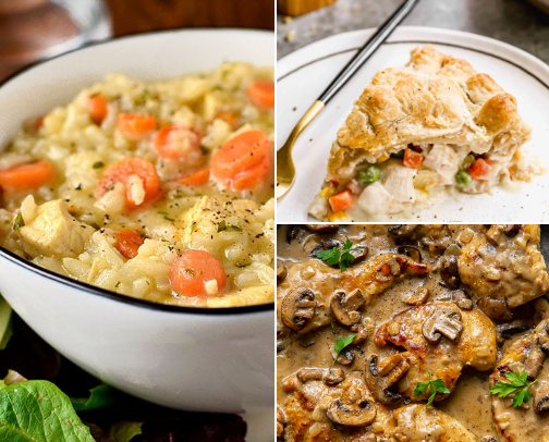 Easy Family Dinners cover photo collage