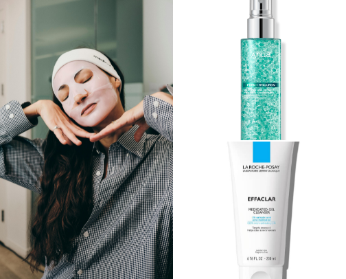 My Glow-Up Skincare Routine✨🪞 cover photo collage