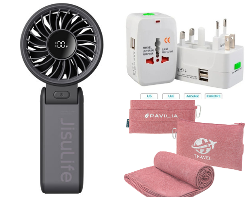 “Pack Smarter: 15 Must-Haves for Stress-Free Travel 🧳💫” cover photo collage