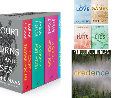 Romance books that’ll consume you💗 cover photo collage