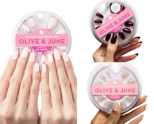 Press on nails cover photo collage