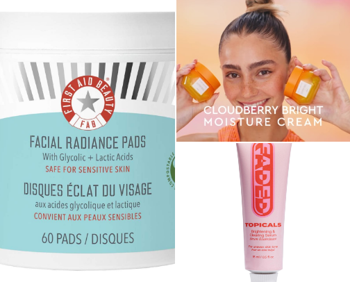 Skincare Glow Guide for Dry & Sensitive Skin cover photo collage