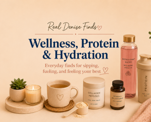 My Everyday Wellness, Protein & Hydration Favorites cover photo collage