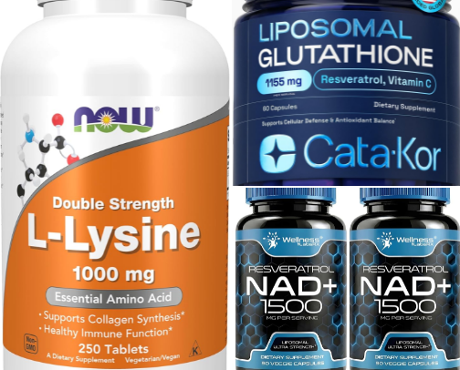 4 ANTI-AGING SUPPLEMENTS TO ADD TO YOUR ROUTINE cover photo collage