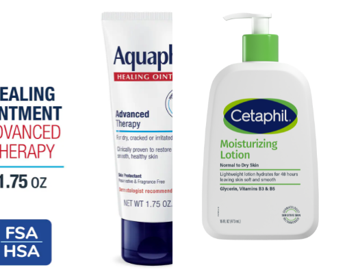 The Best Facial Products for dry skin cover photo collage