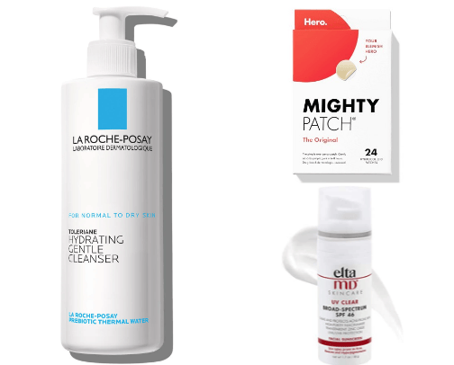 Skincare cover photo collage