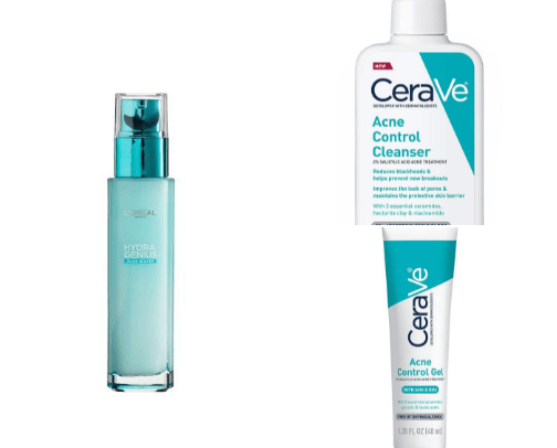Skin care cover photo collage