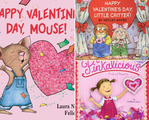 Valentine's Day Books & More for Your Little Loves cover photo collage