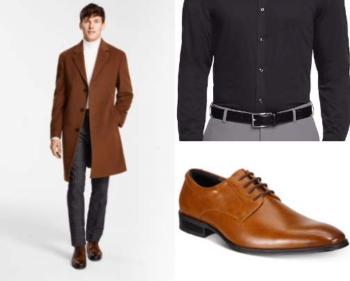 Men's fashion for fall cover photo collage