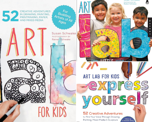 Art Books for teachers, parents and grandparents cover photo collage