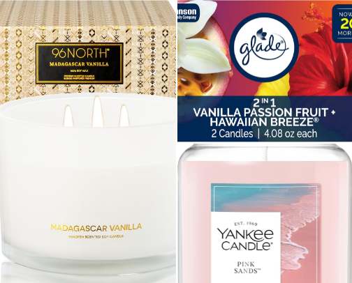 Candles im obsessed with🕯 cover photo collage
