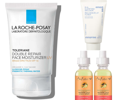 skincare recs from a shopaholic cover photo collage