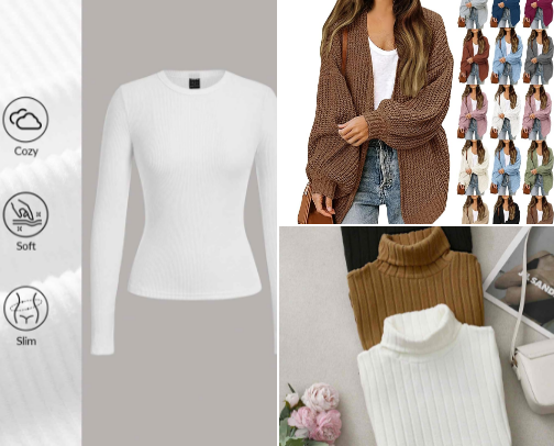 Layers That Sleigh: A Fall Fashion Guide cover photo collage