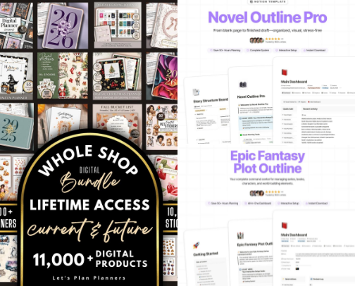 Digital Planners cover photo collage