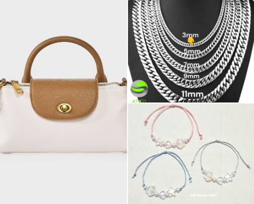 Accessories 🪞💍📿 cover photo collage