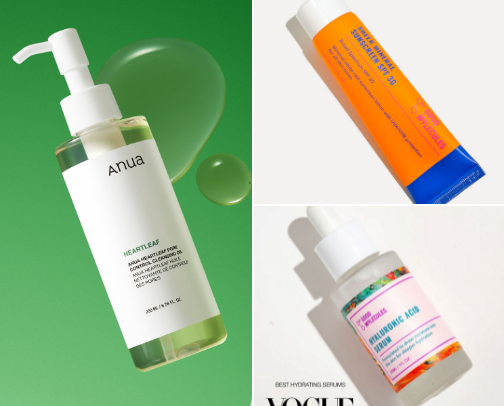 Skincare cover photo collage
