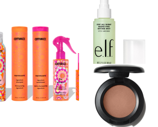 My go-to, favorite beauty & hair picks that are affordable, Mom budget friendly and actually work cover photo collage