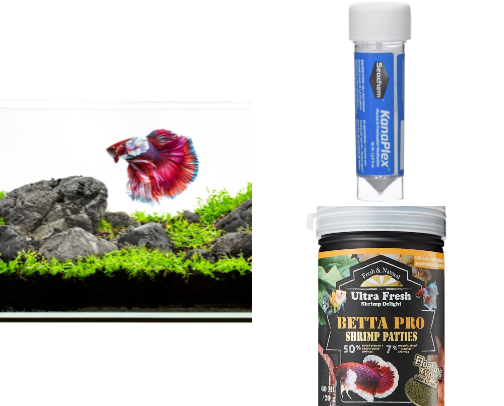 BETTA FISH STARTER KIT cover photo collage