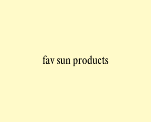 fav sun products cover photo collage