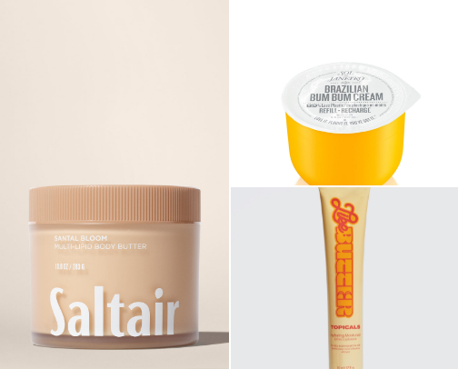 Body Butters/Creams cover photo collage