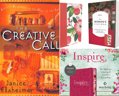 Faith for creatives: study & soul fuel cover photo collage