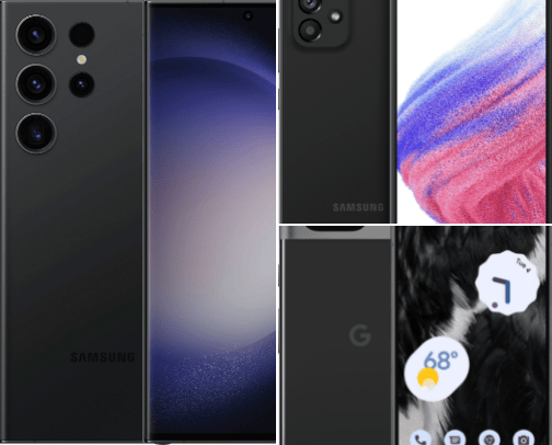 The best phone in 2023 cover photo collage