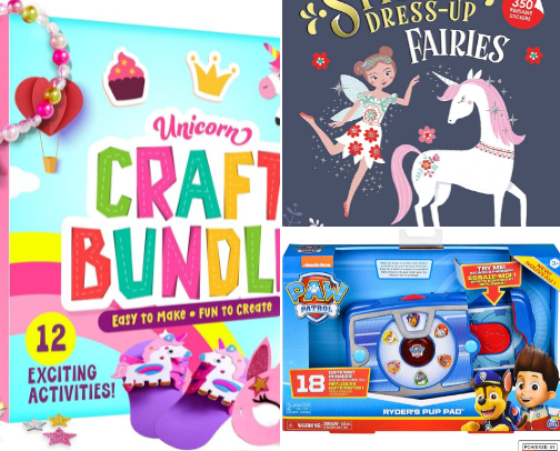 Kid’s gifts cover photo collage