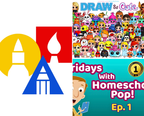 Educational YouTube Channels cover photo collage