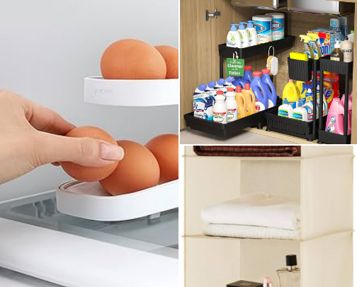 Under $20 Organization Hacks cover photo collage